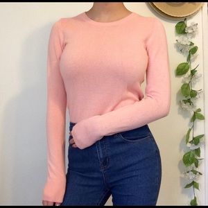 Peach sweater